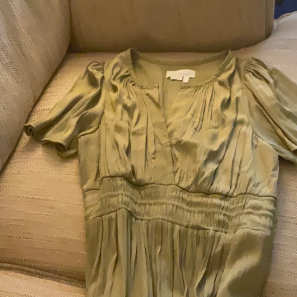 Anthropologie Sage Green Maxi Dress - Picture 7 of 8